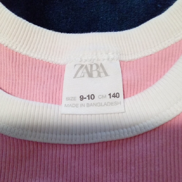 Zara Kids Pink and White Tank Top - Picture 4 of 4